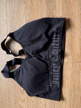 Juicy Couture Black Logo Bralette